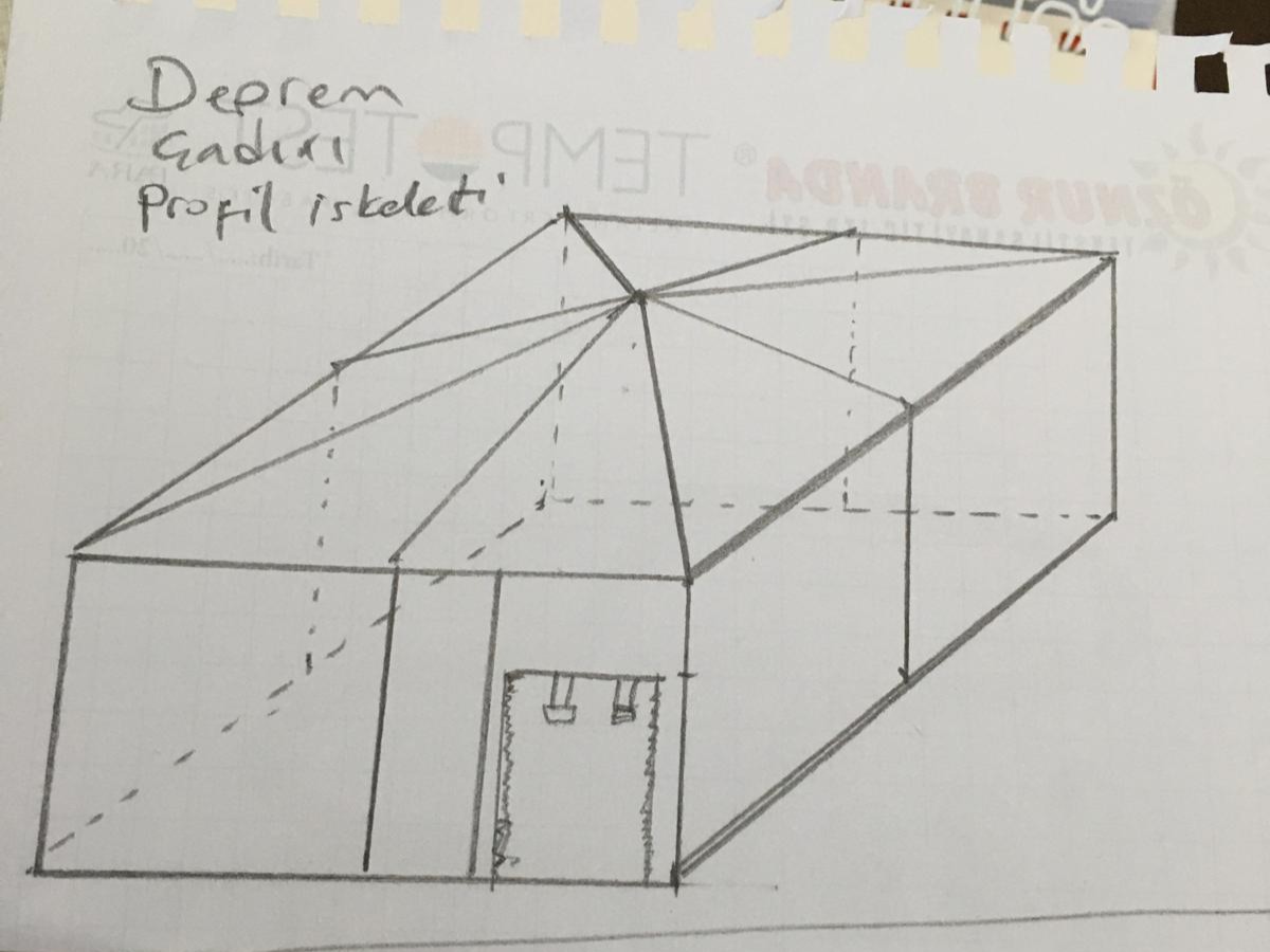 Deprem Çadırı Tasarımı ve Proje İşi